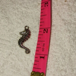 NWOT - Tibetan Silver Pendant Charms for Jewelry - Large Seahorse